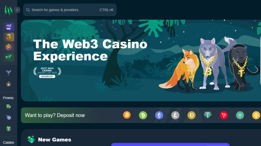 Wild.io offers a phenomenal welcome bonus