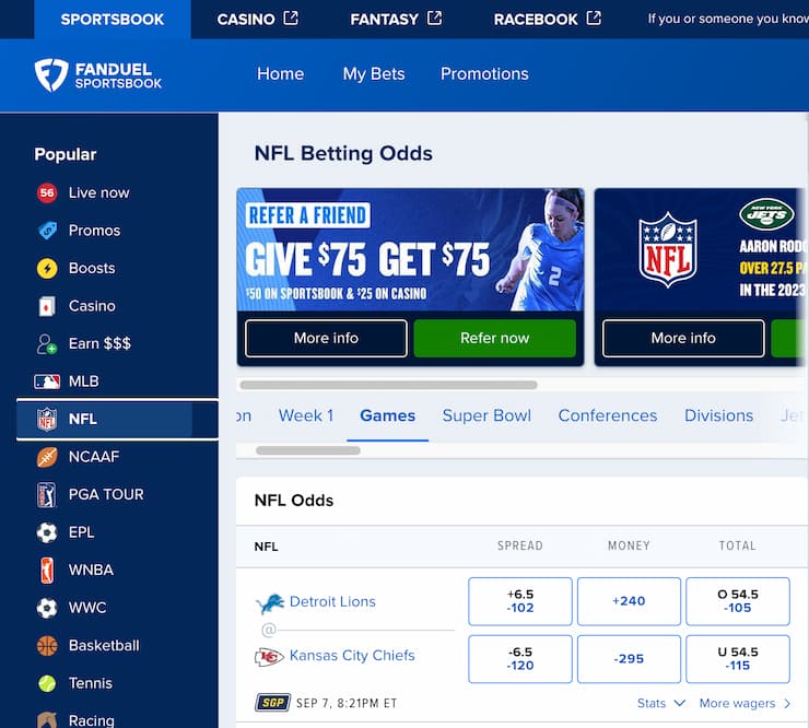 how to win at nfl betting - FanDuel NFL odds