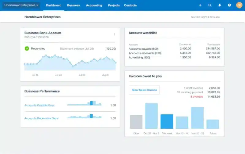 Xero — Best for Advanced Features