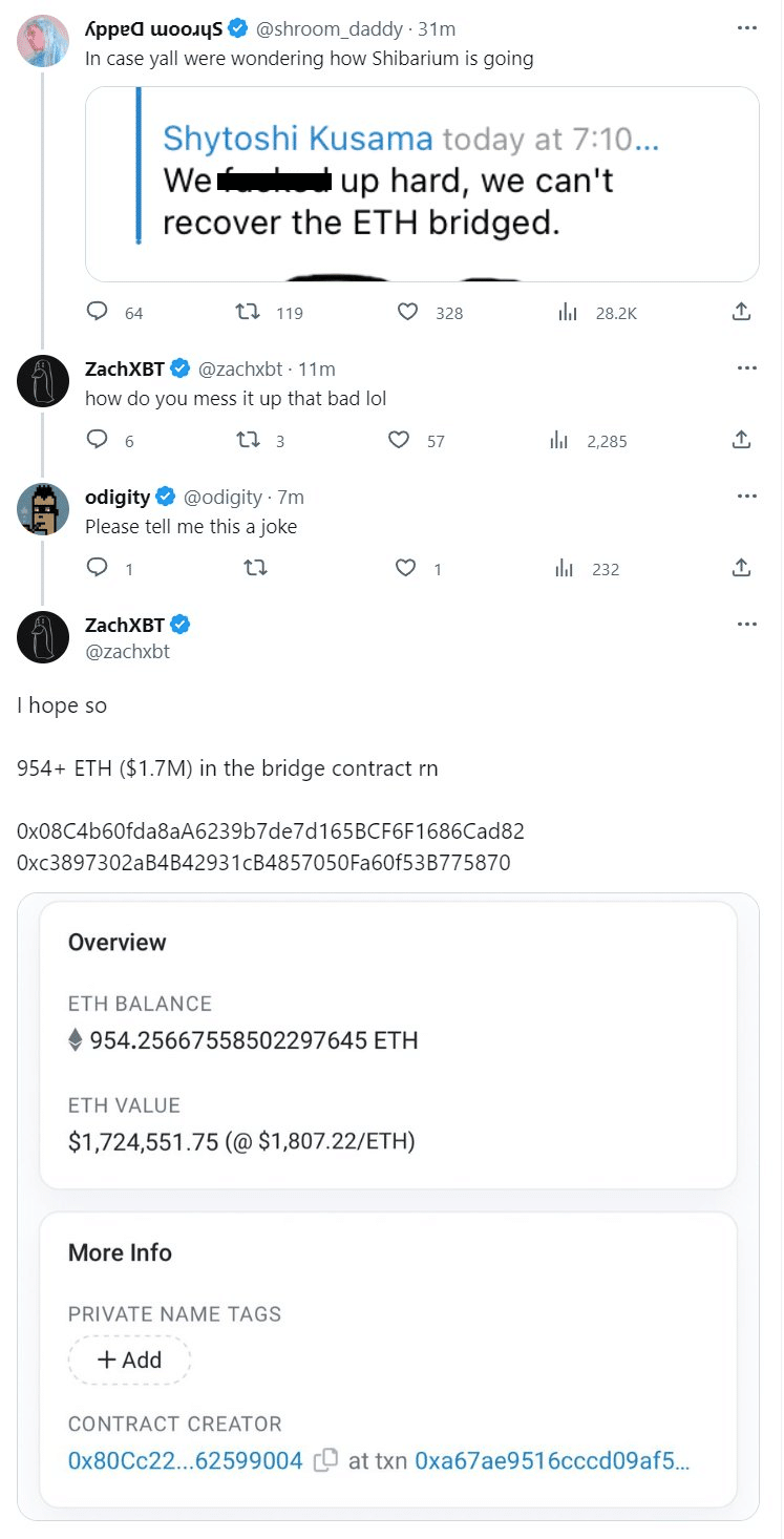 A screenshot of tweets