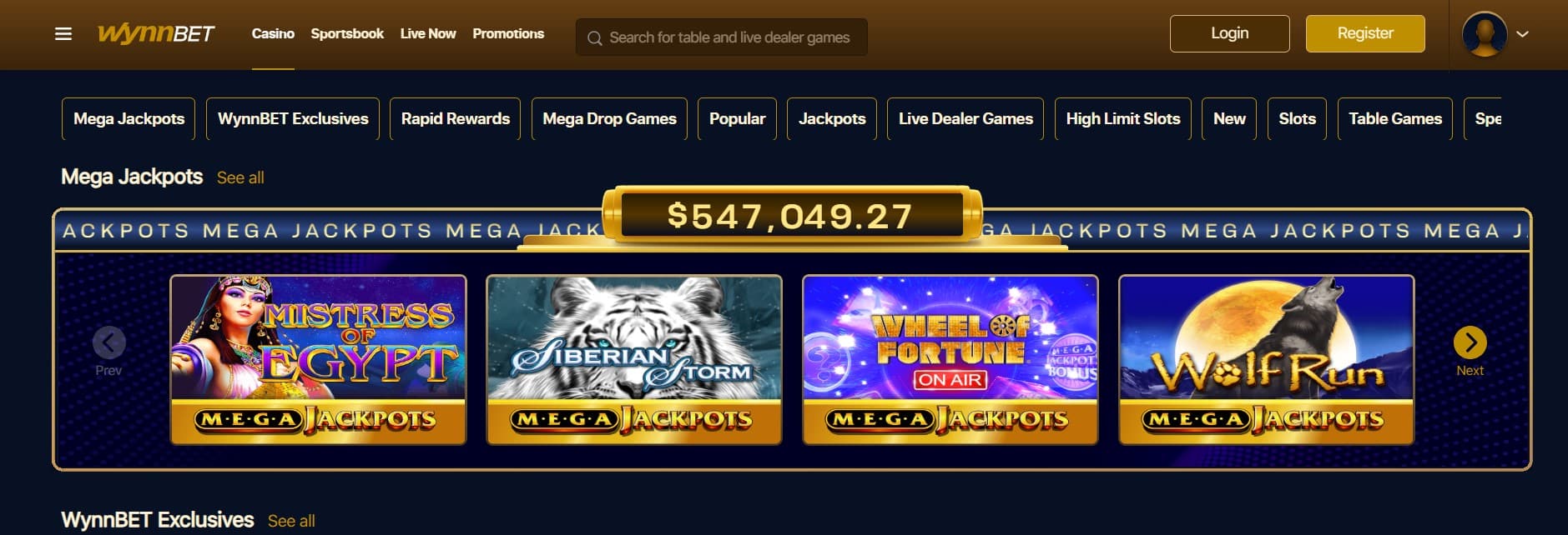wynnbet homepage