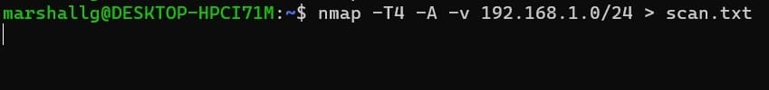 nmap command