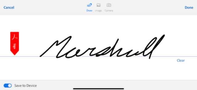 Write your signature