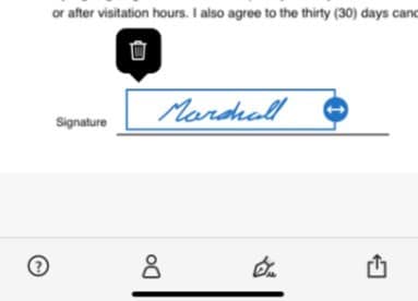 Place your signature