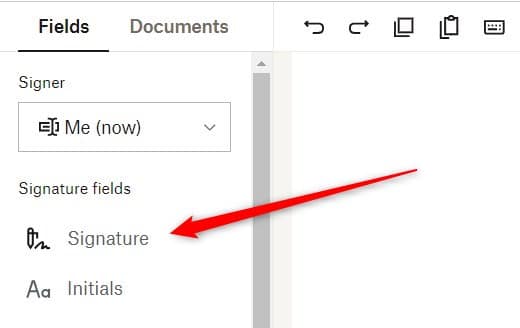 Add a signature to HelloSign