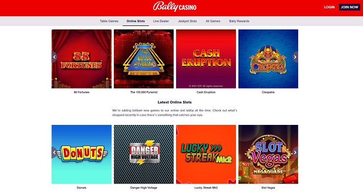 Bally New Online Casino