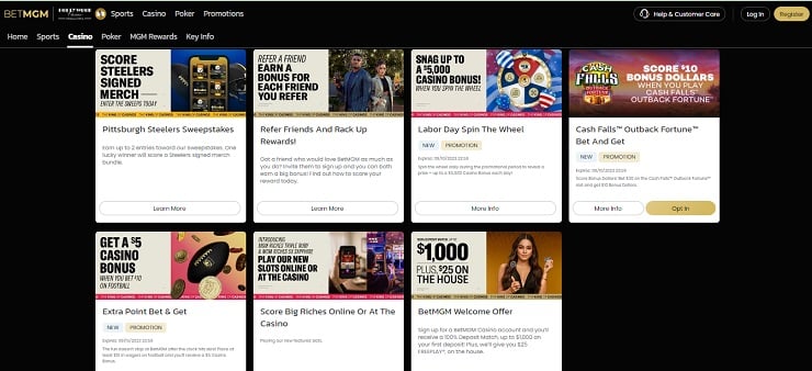 BetMGM Casino Promotions