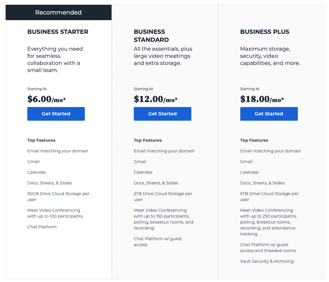 BlueHost-pricing