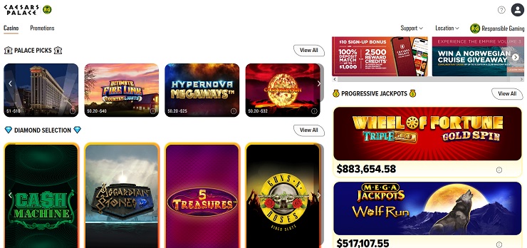 Caesars Palace Online Casino New Games