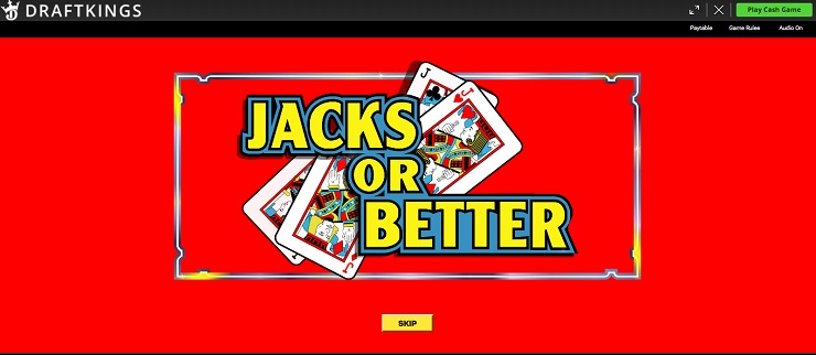 DraftKings Jacks or Better Video Poker