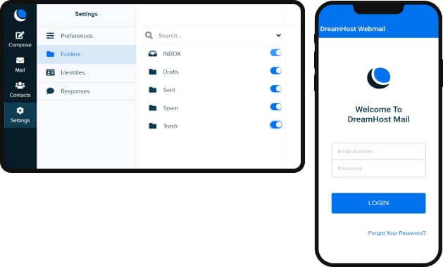 DreamHost-interface