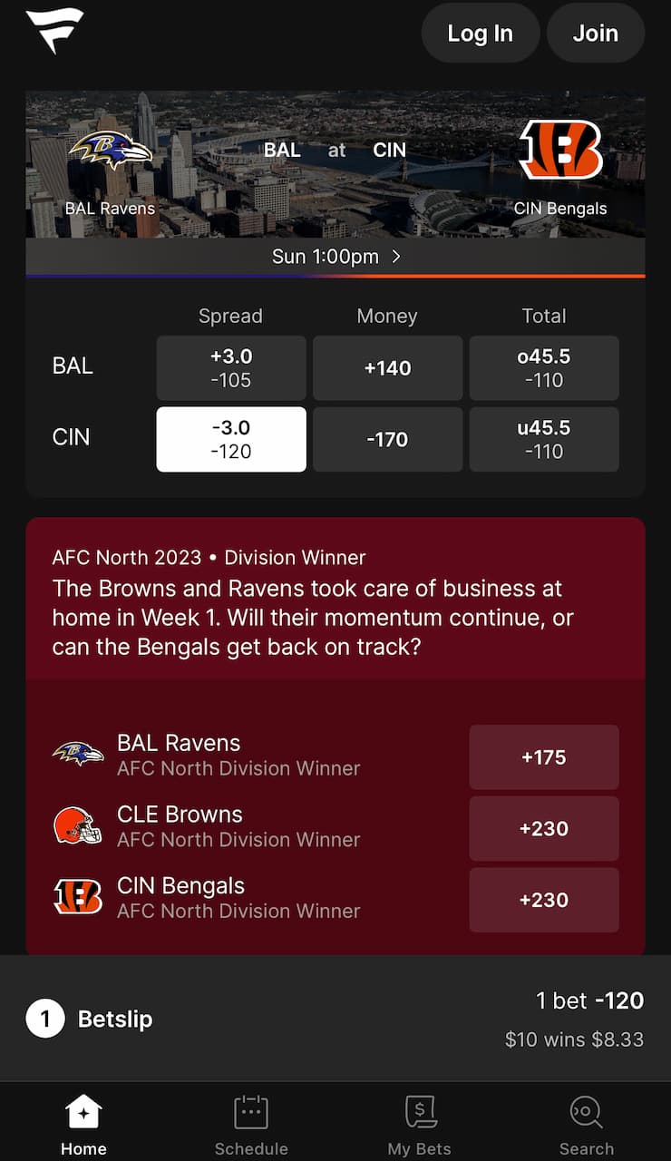 Fanatics Ohio betting app