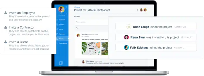 FreshBooks project management