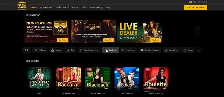 Golden Nugget Live Blackjack