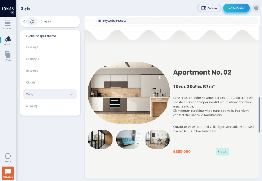 IONOS website builder