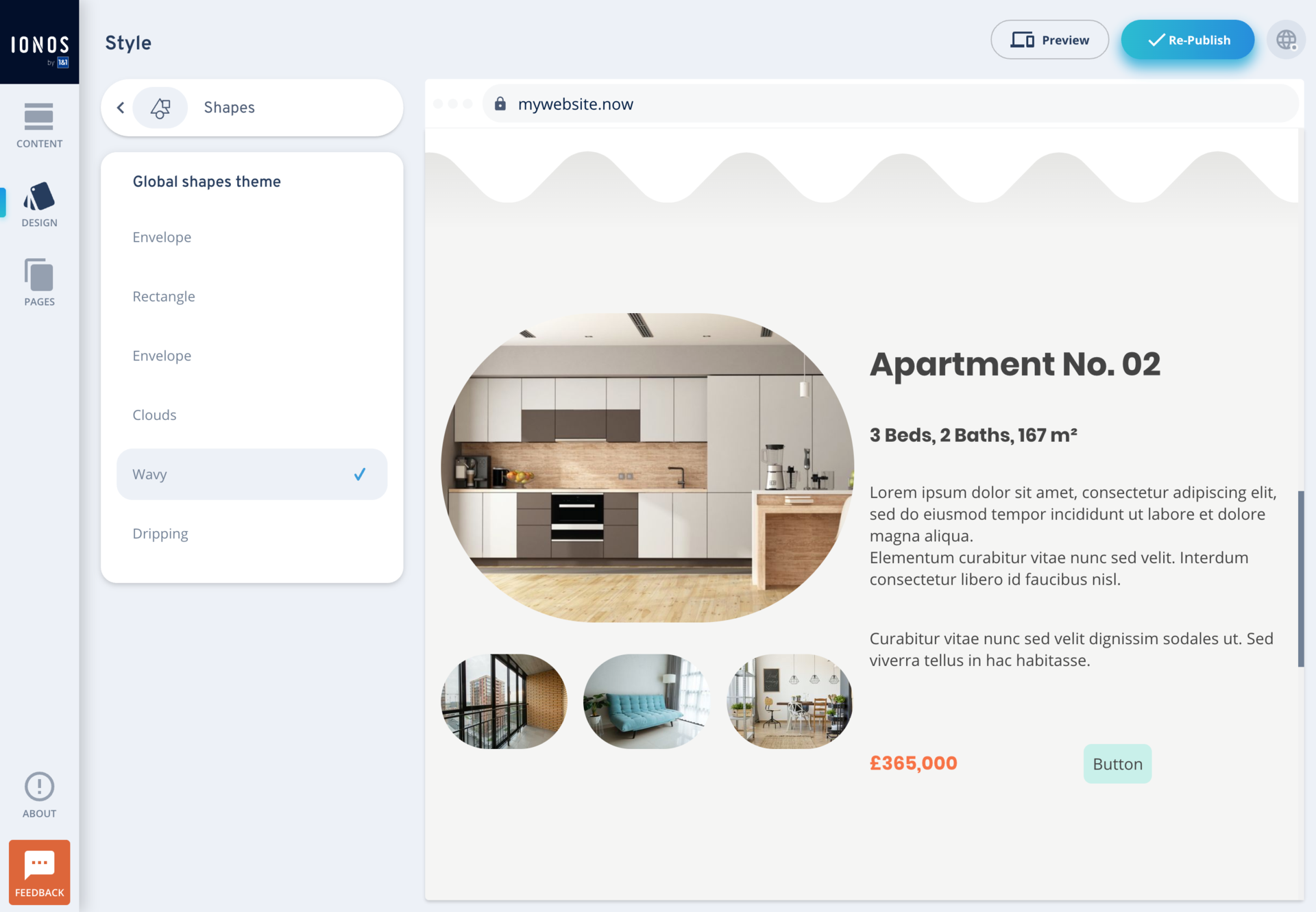 IONOS website builder