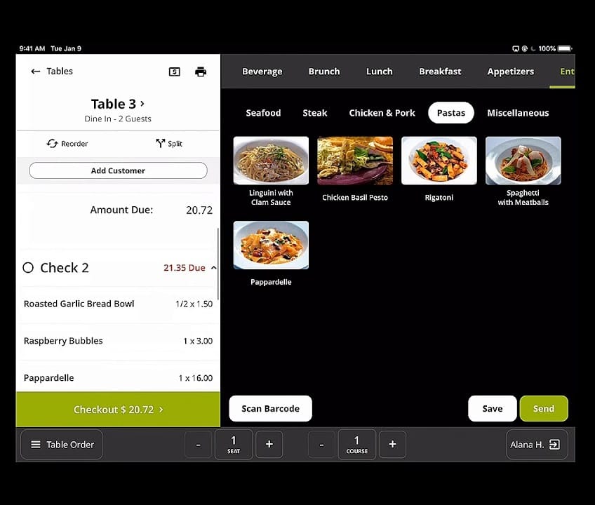Lavu dashboard