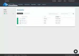 Liquid Web client area