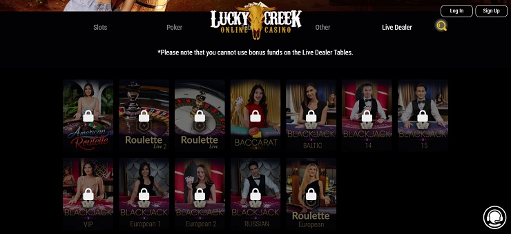 ucky Creek Live Casino