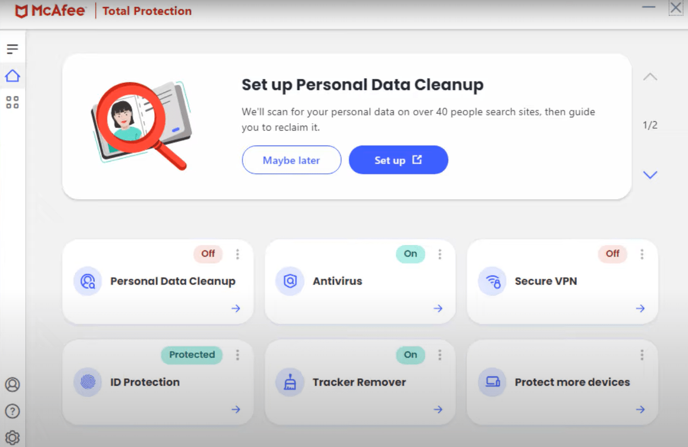 McAfee - Best Free Windows 10 Antivirus