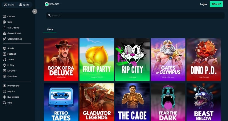 Mega Dice Online Casino