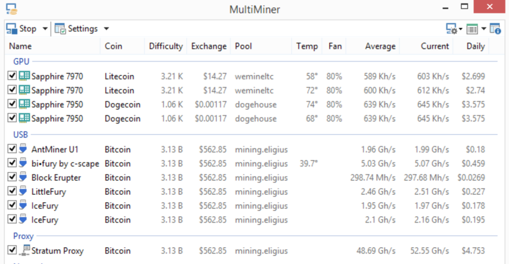 MultiMiner Bitcoin Mining Software