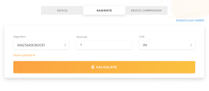 NiceHash Profitability Calculator