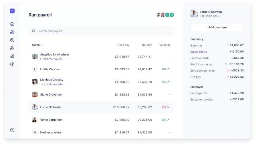 Pento Payroll Dashboard