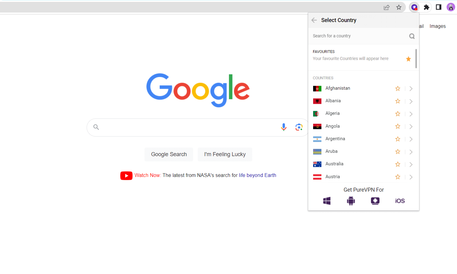 PureVPN for Chrome
