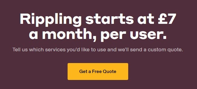 Rippling payroll pricing