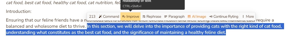 Rytr improve