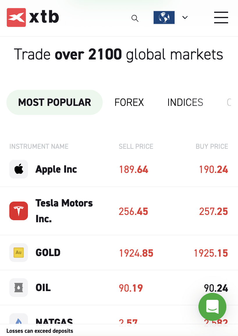 XTB app review 