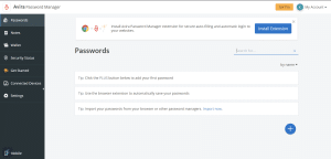 Avira PW Manager