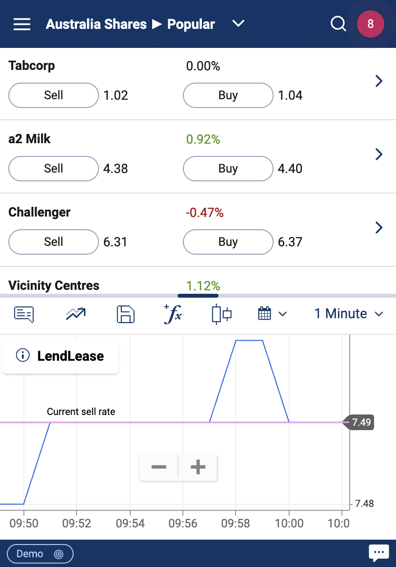 Plus500 trading app