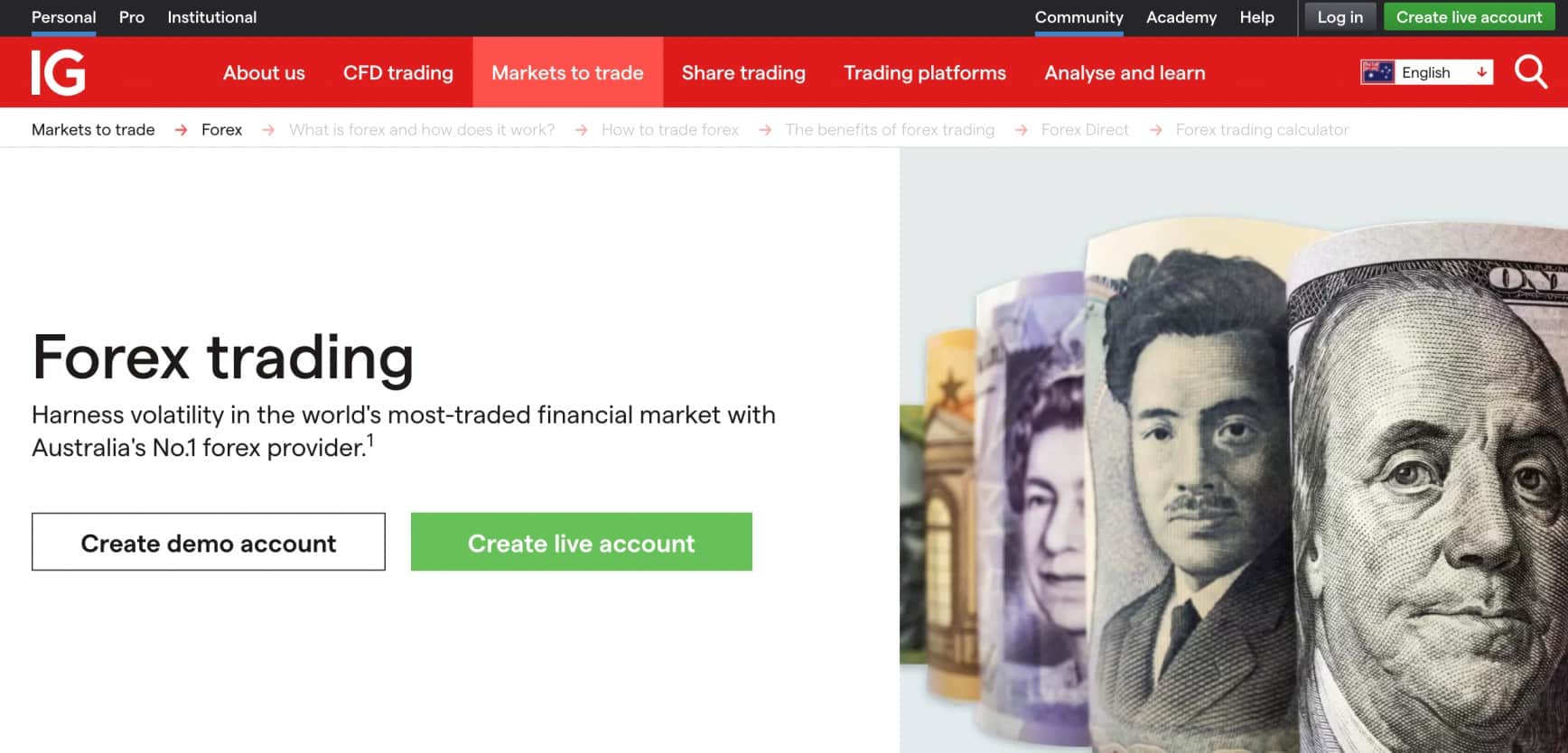IG forex review 