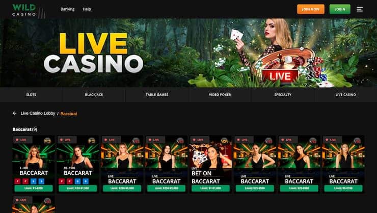 live baccarat online casino