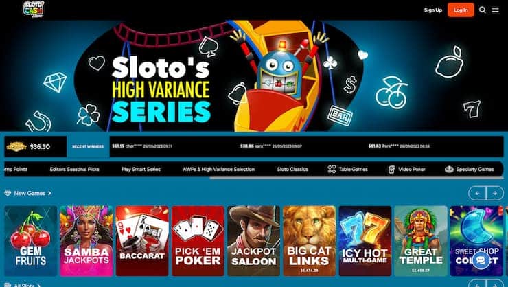 Slotocash Live Baccarat