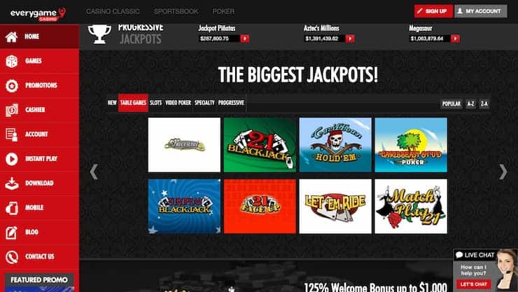 Everygame Baccarat Online