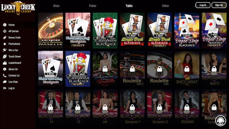 Lucky Creek Baccarat Online