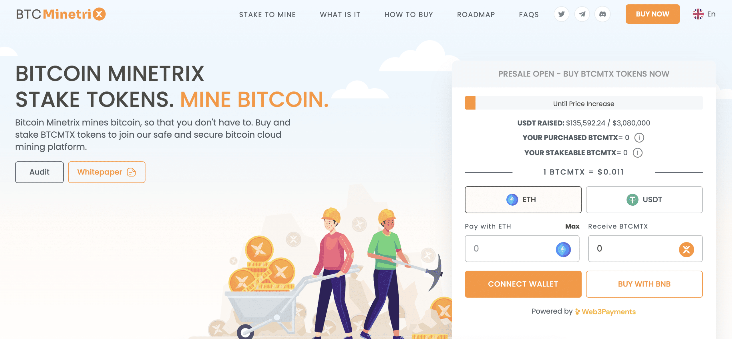 Bitcoin Minetrix presale