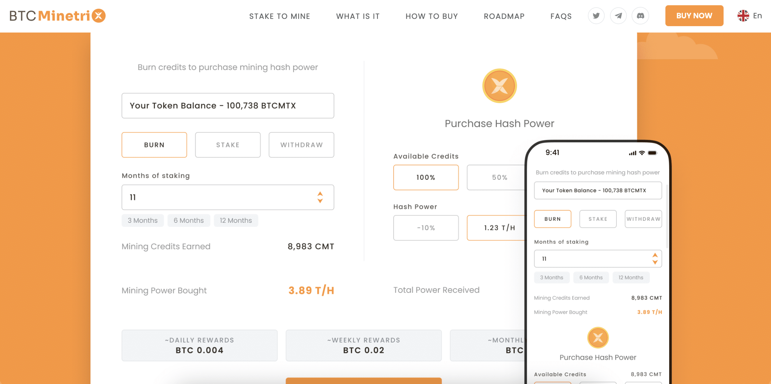 Bitcoin Minetrix presale