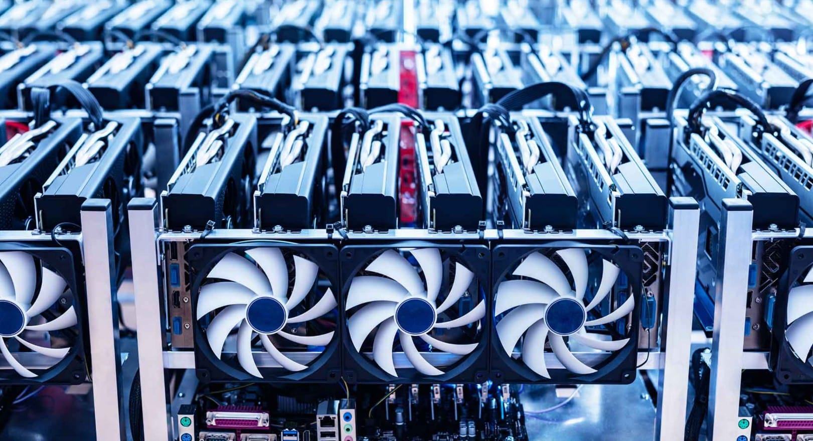 Bitcoin mining rig