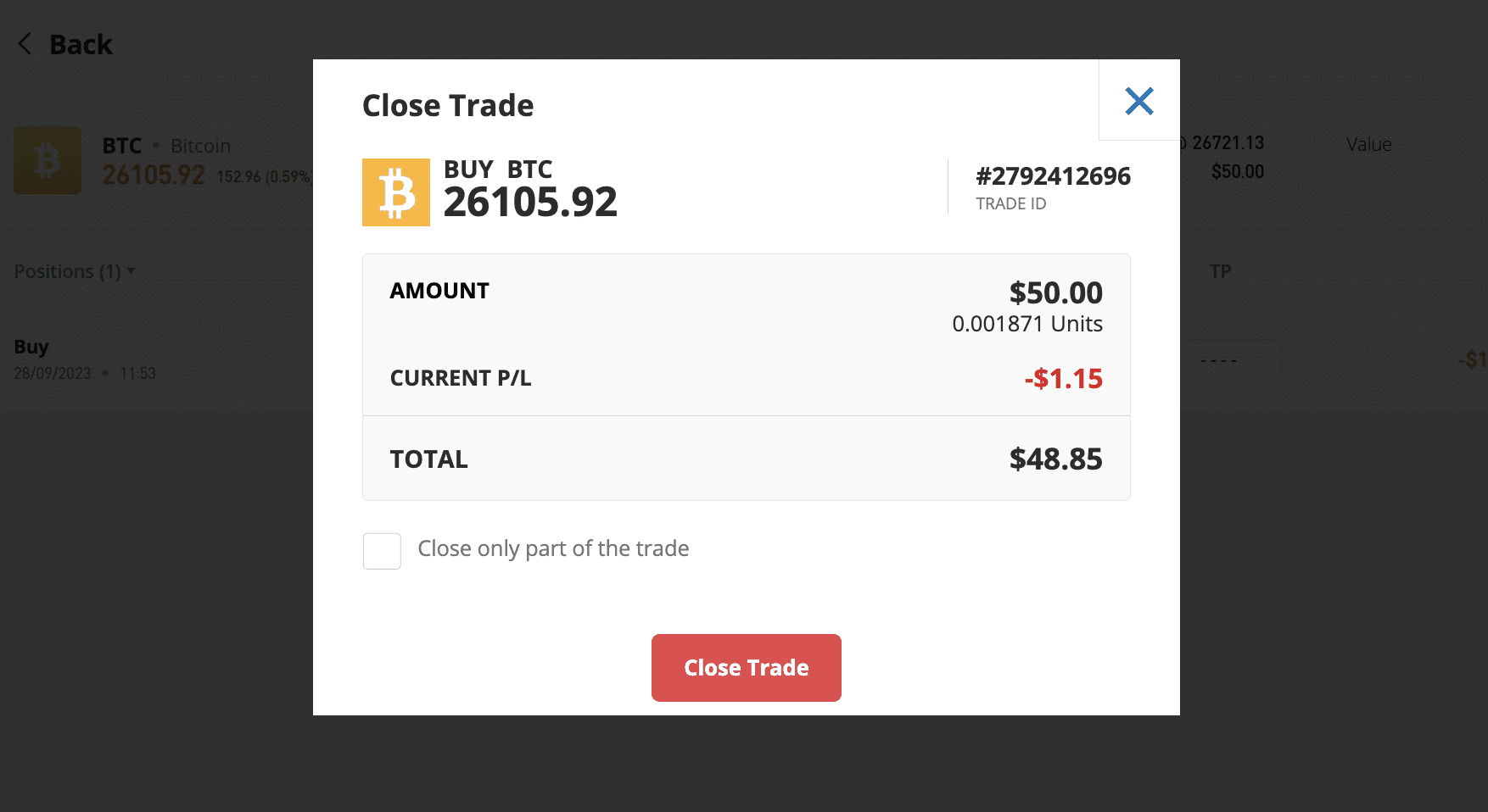 How to Sell Bitcoin on eToro