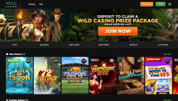 Wild Casino Credit Card Casino