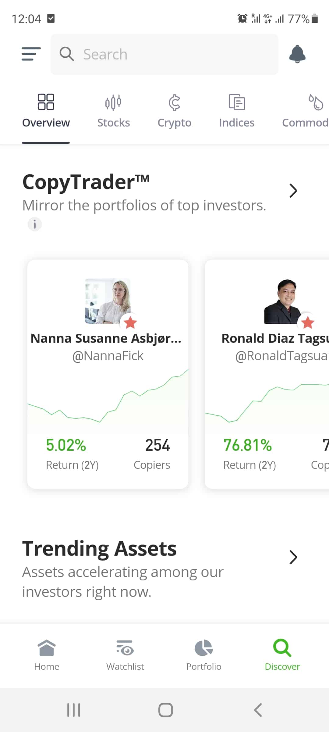 eToro app review