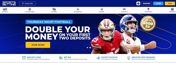 SportsBetting.ag Online Sportsbook - VA sports betting bonuses