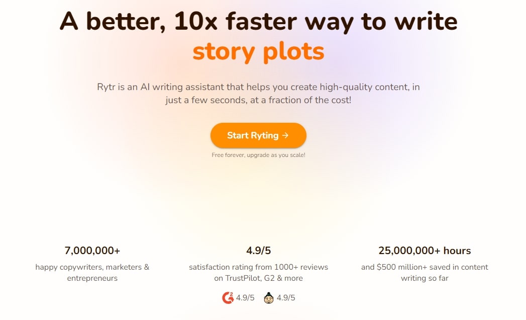 Rytr.ai sign up