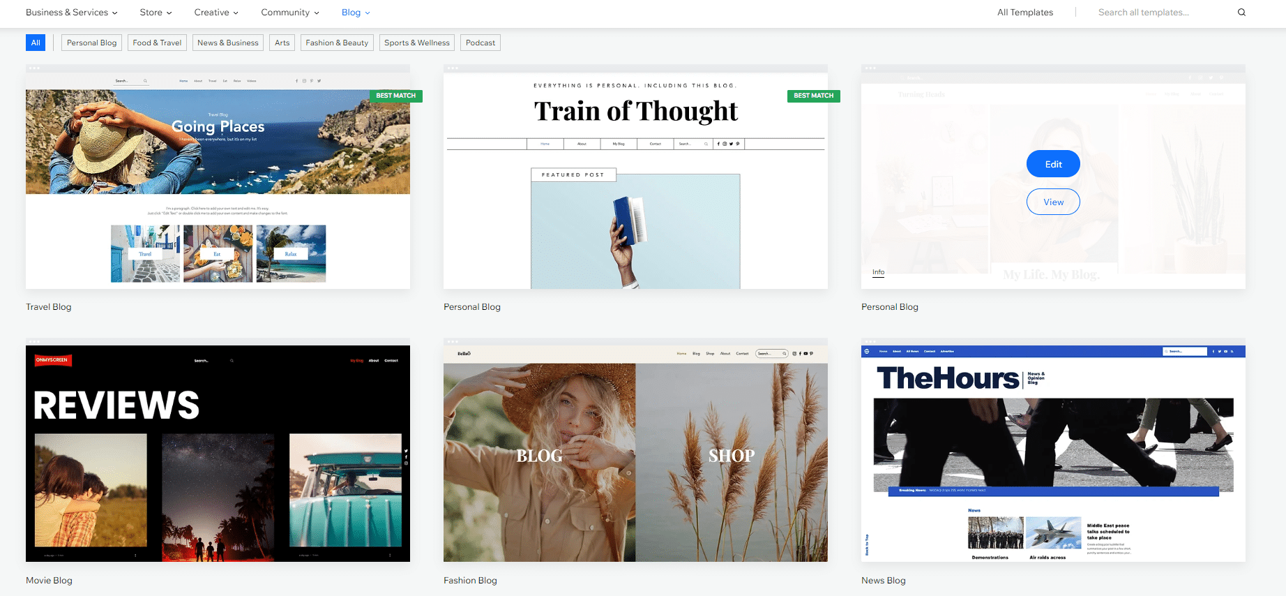 WIX templates