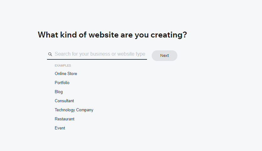 Wix Website Options