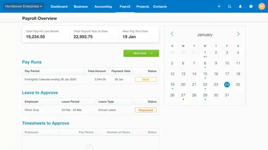 Xero Payroll Dashboard